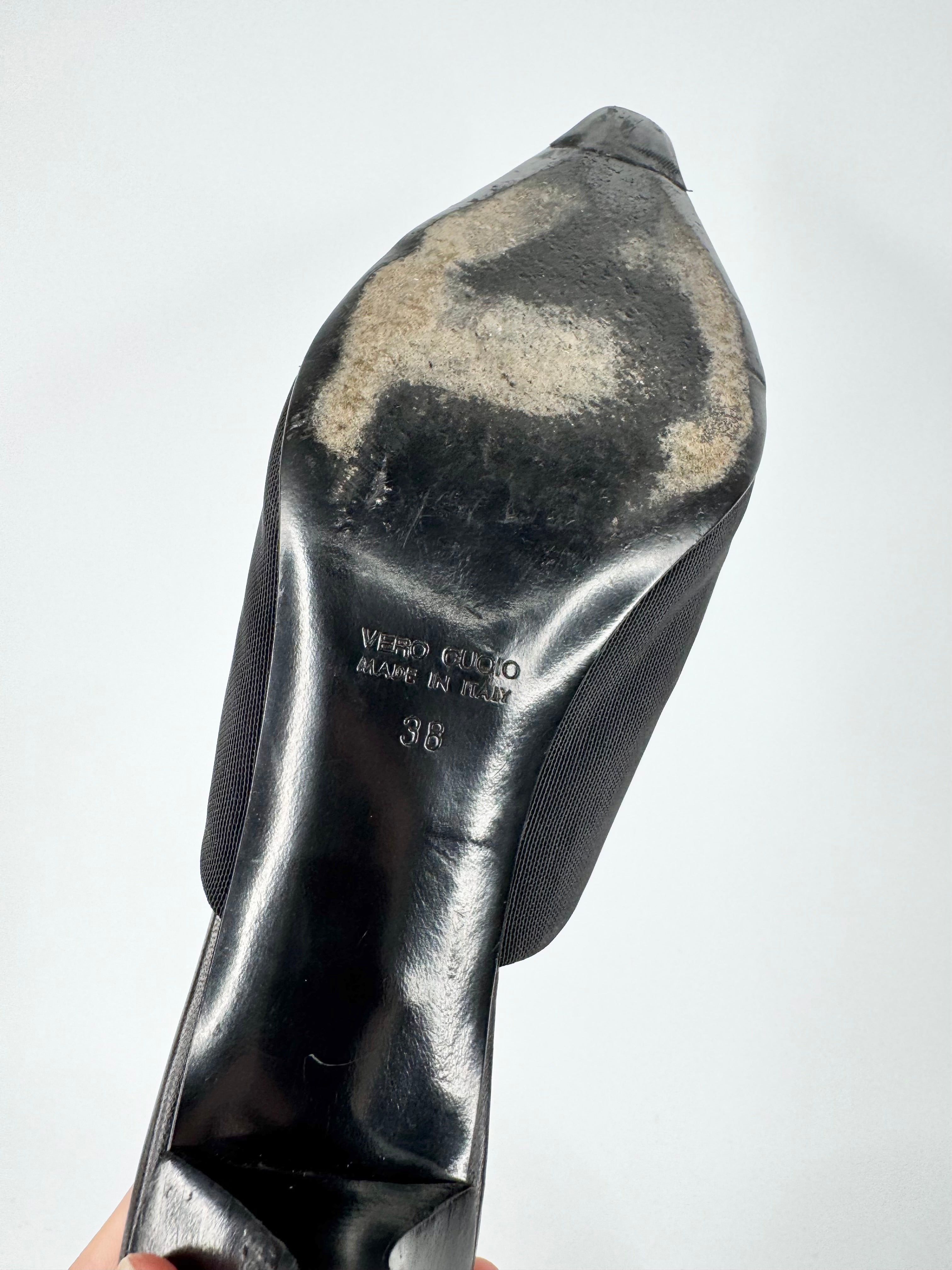 Nebuloni by Favio Zanasca Black Kitten Heel - EU38
