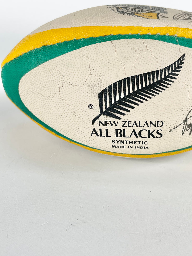 Signed 1997 Bledisloe Cup Mini Rugby Ball