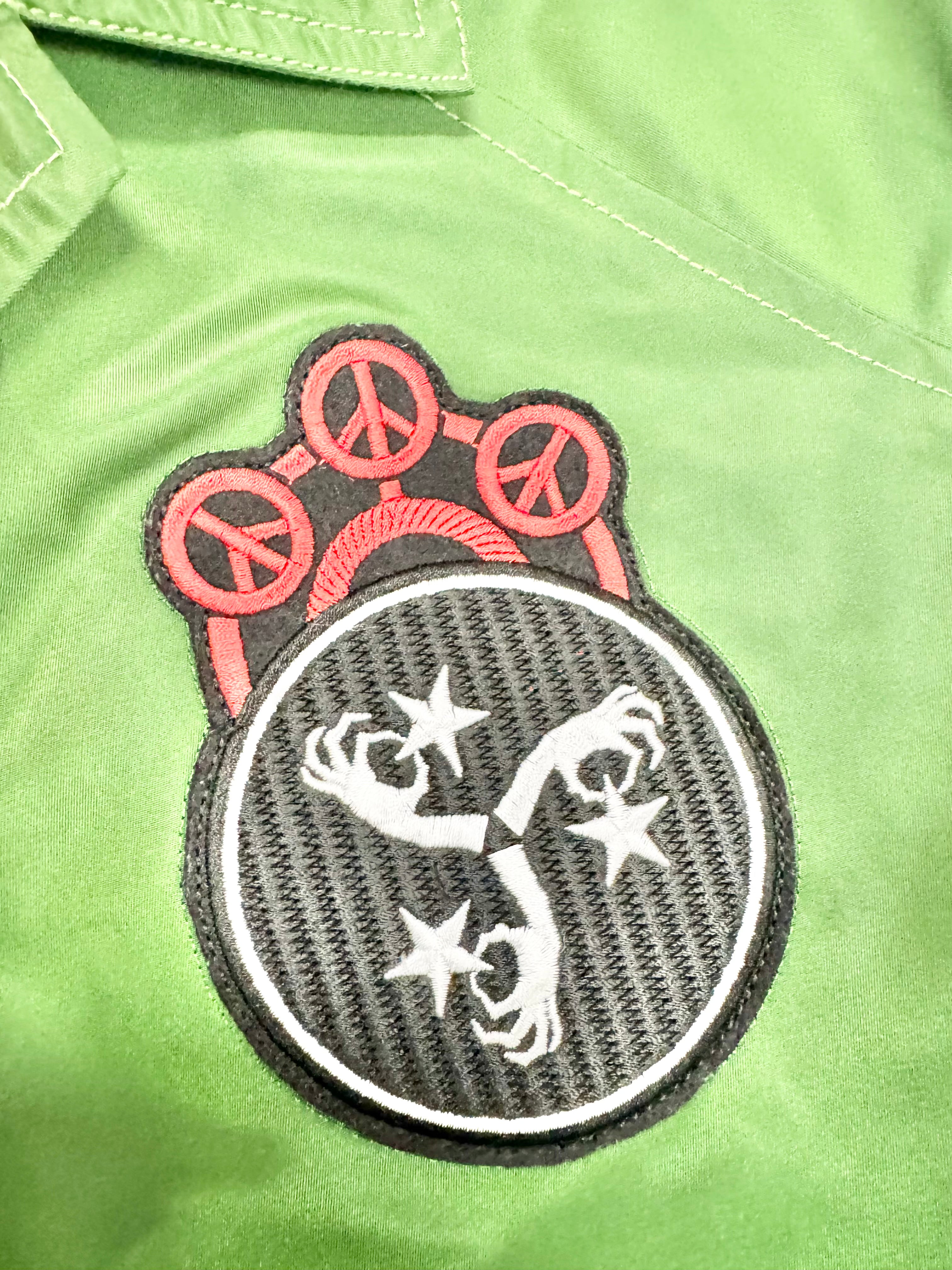 Diesel Green 'Akito' Embroidered Jacket - M