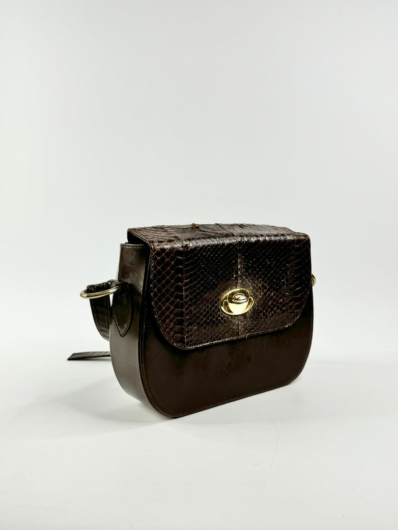 Vintage La Nouelle Leather Cross Body Bag