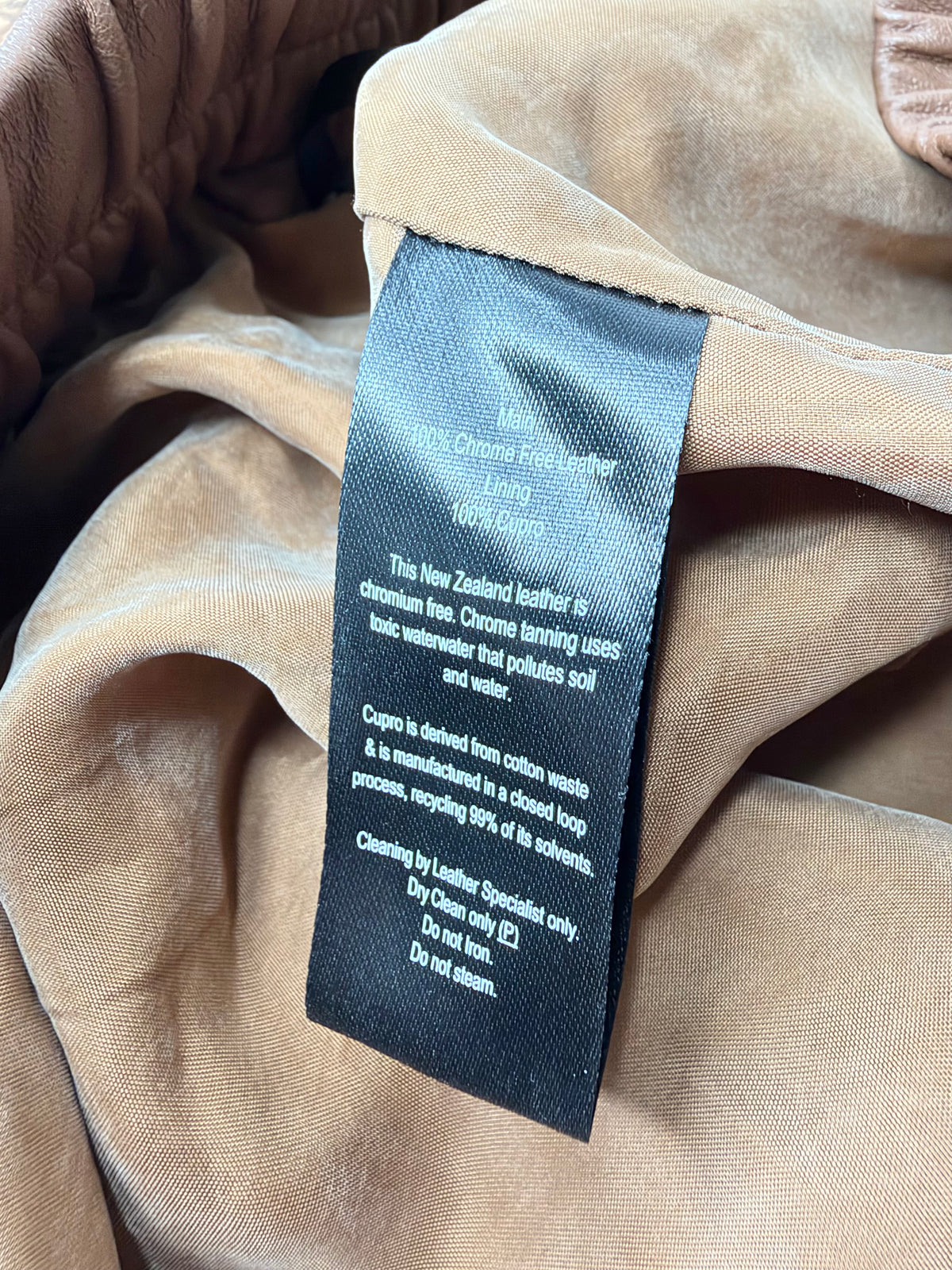 Ginger & Smart Caramel Leather Drawstring Slacks - AU12