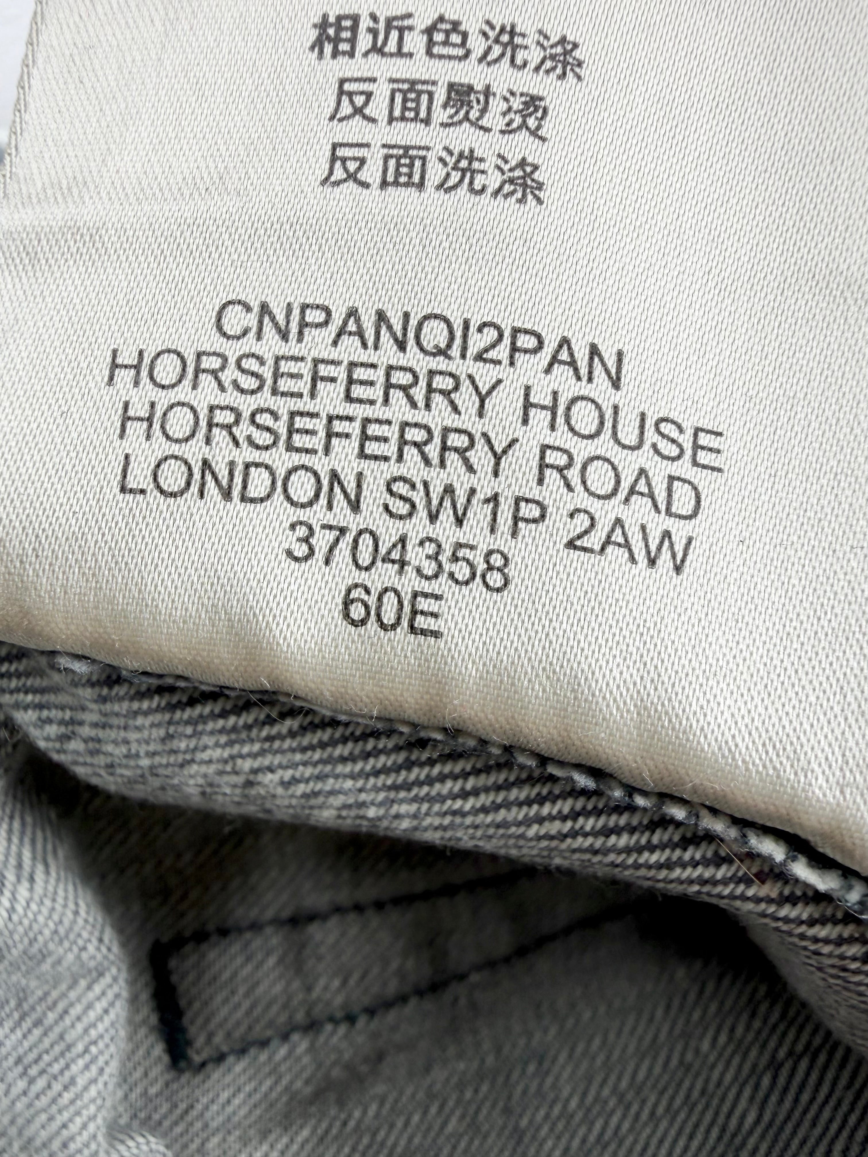 Burberry Grey Denim Jeans - 36