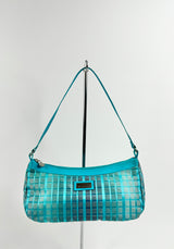 Jim Thompson Teal Plaid Mini Bag