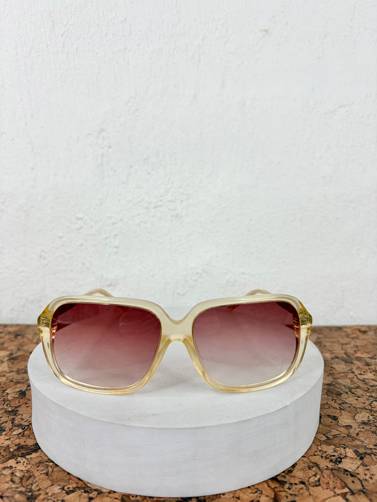 3.1 Philip Lim Sheer Yellow Retro Style Sunglasses