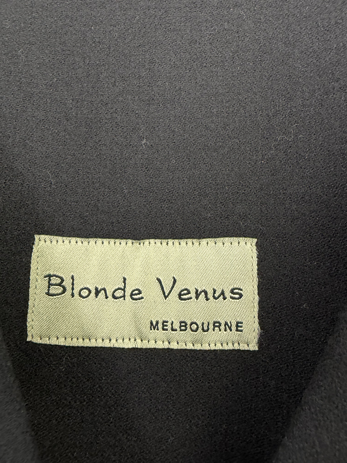 A Blonde Venus Black Wool Shrug - AU10/12