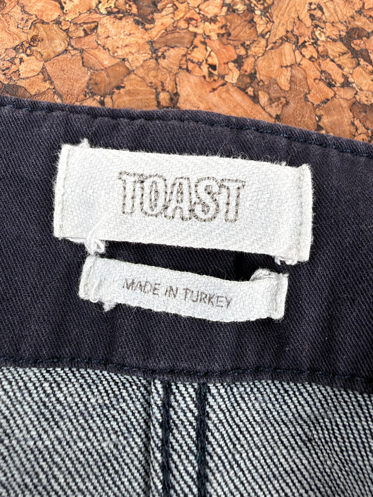 Toast Blue Denim Apron Dress - AU14/16