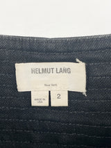 Helmut Lang Black Denim Midi Skirt - AU6/8