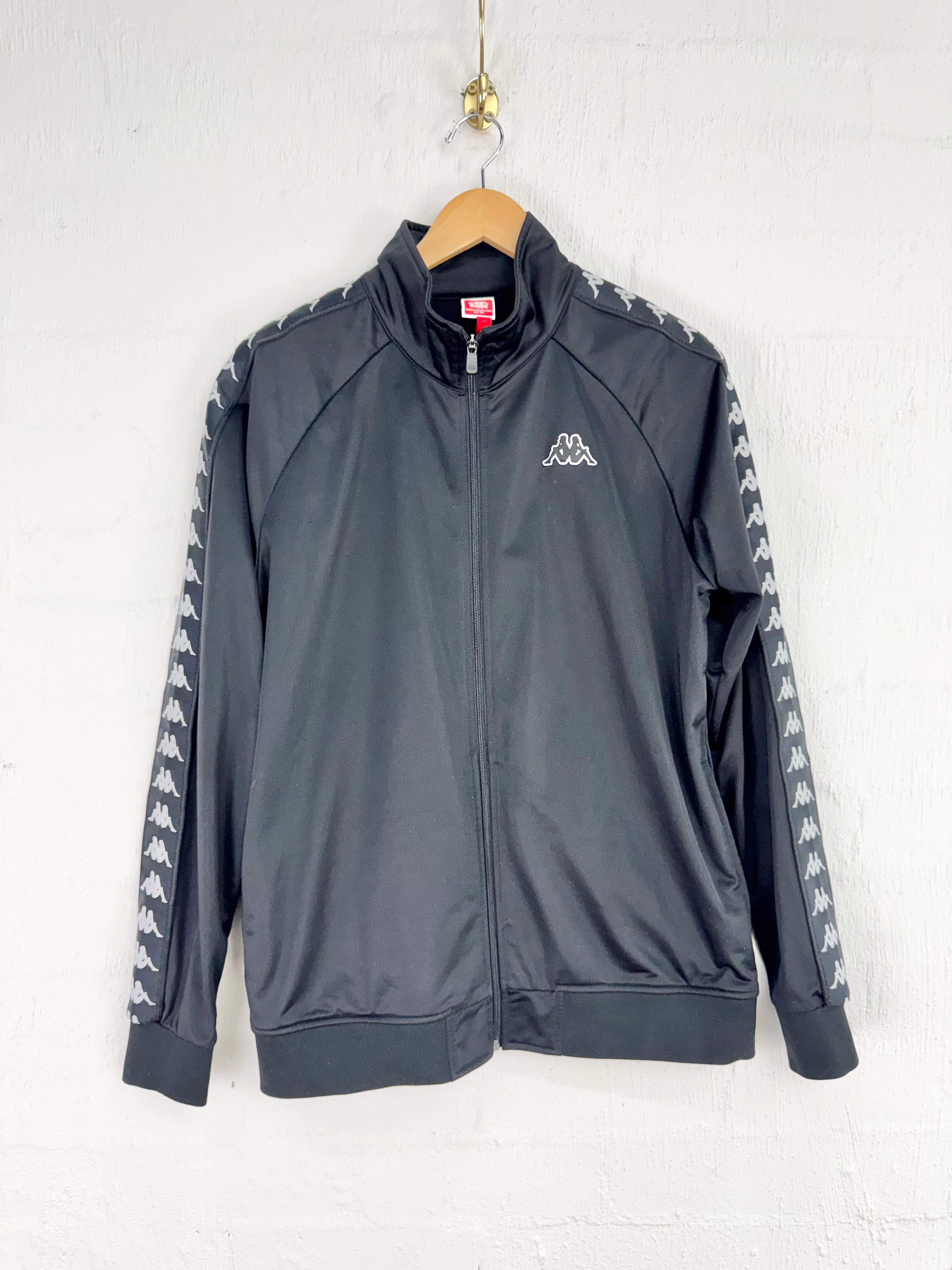 Kappa Black Sports Zip Up - L