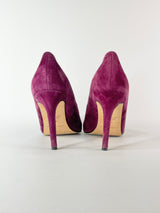 Filippo Raphael x Edward Meller Sangria Suede Pumps - EU37.5