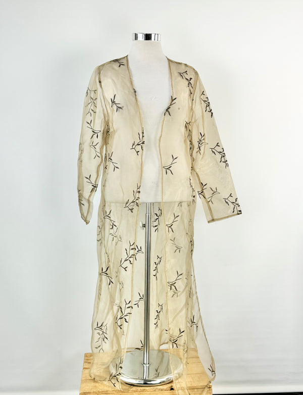 Carla Zampatti Gossamer Embroidered Robe - AU10