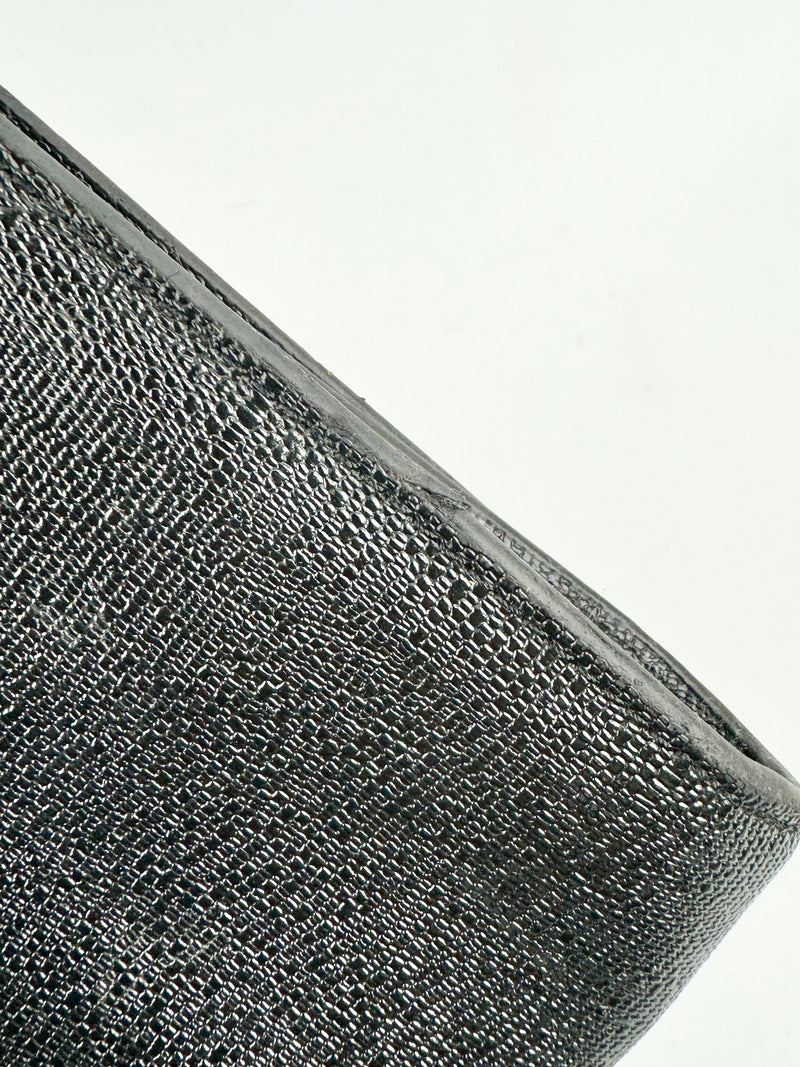 Vintage Yves Saint Laurent Black Chyc Clutch