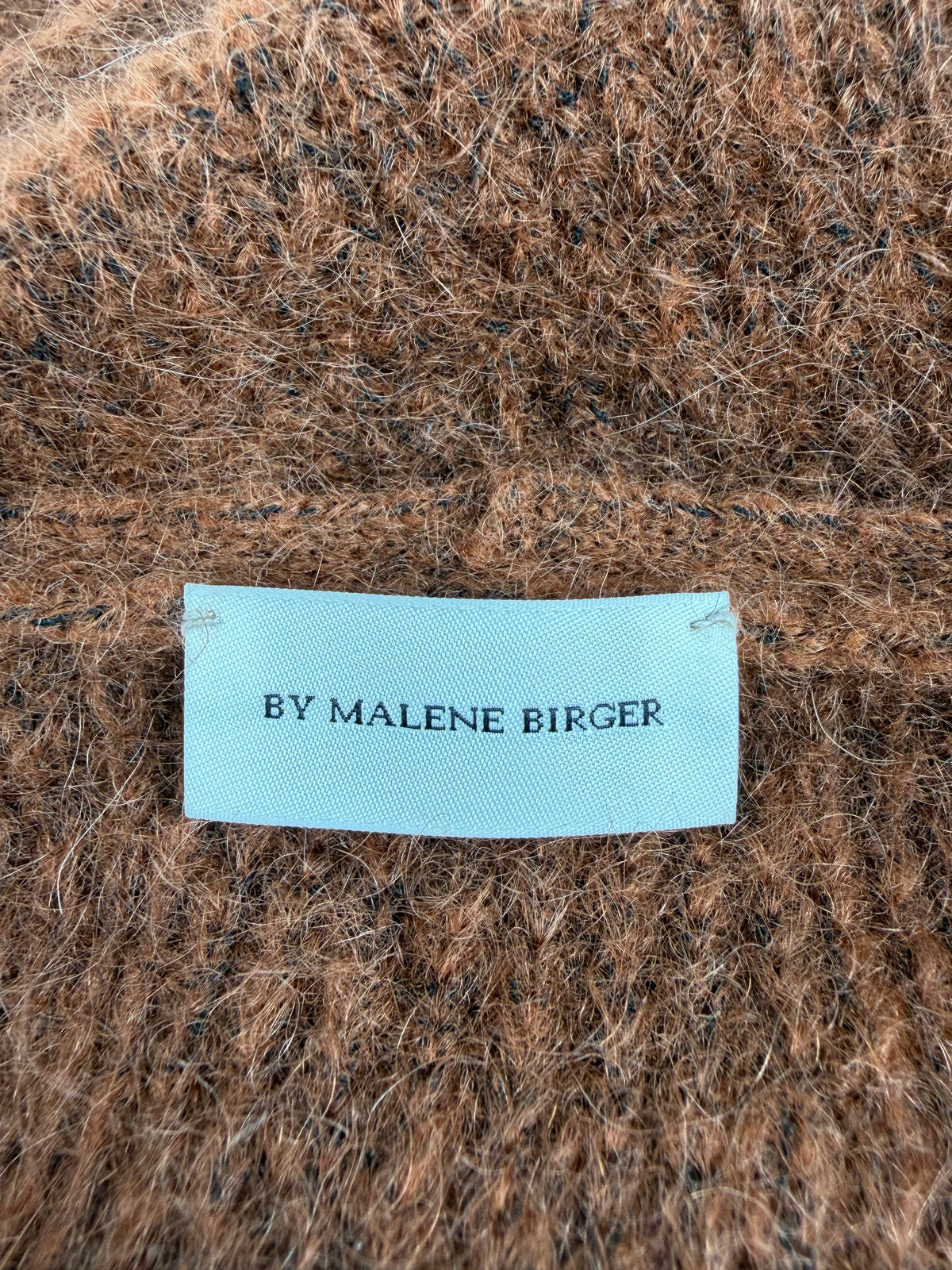By Malene Birger Mohair Blend Rust 'Cyrus' Maxi Cardigan - AU8/10