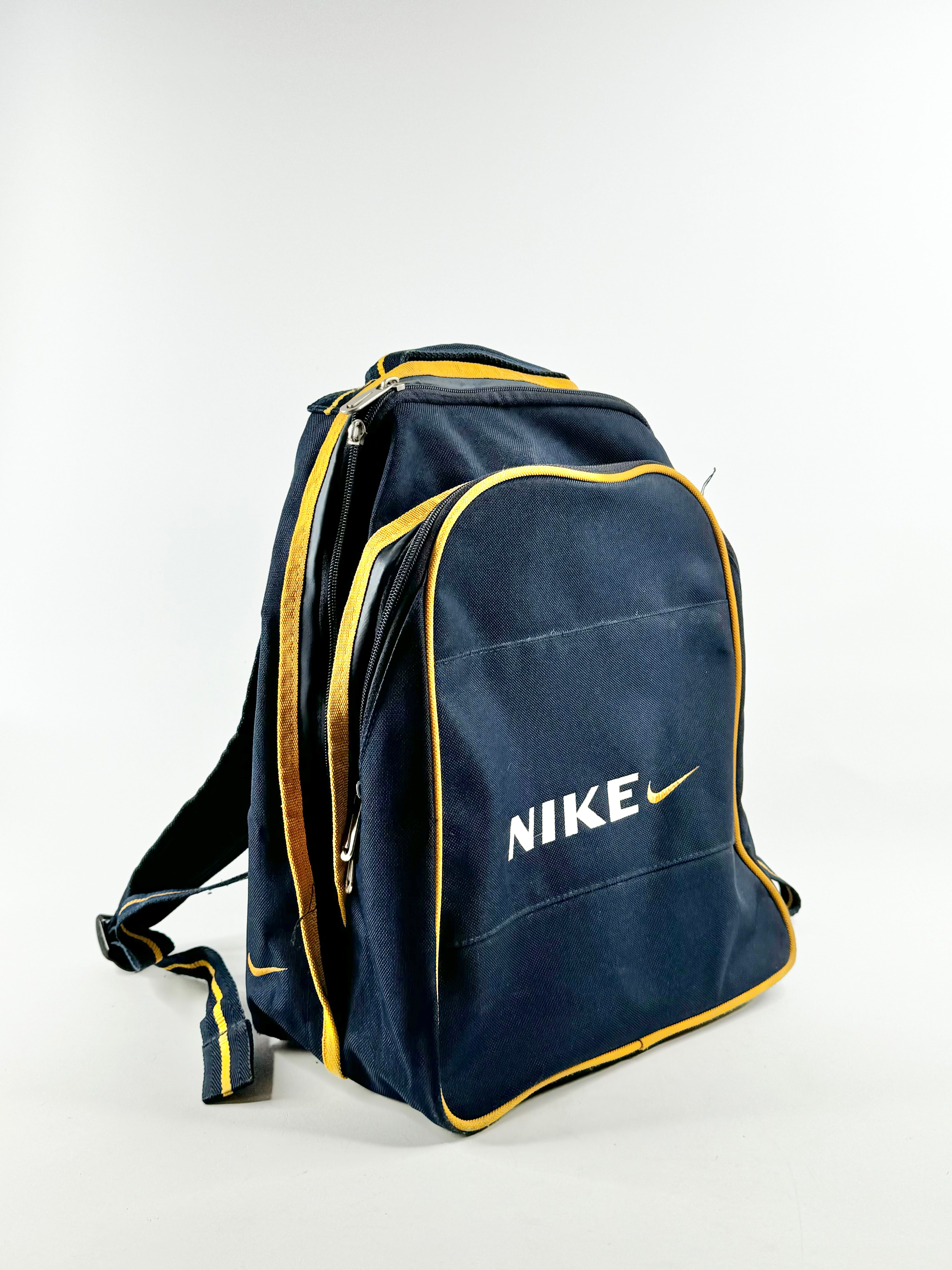 Vintage Nike Blue & Yellow Backpack