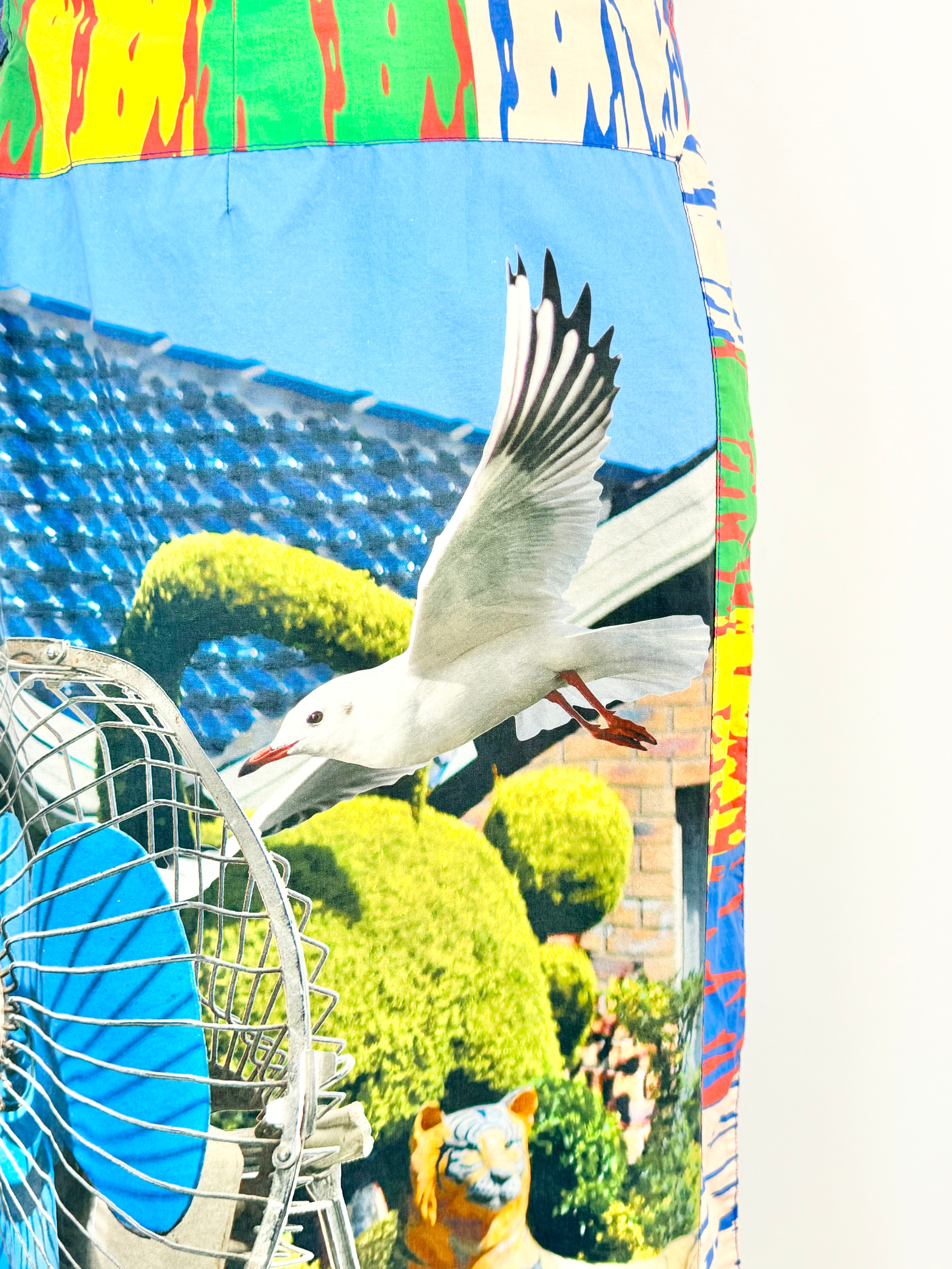 Verner Handsome Seagull Sarong Style Skirt - AU10/12