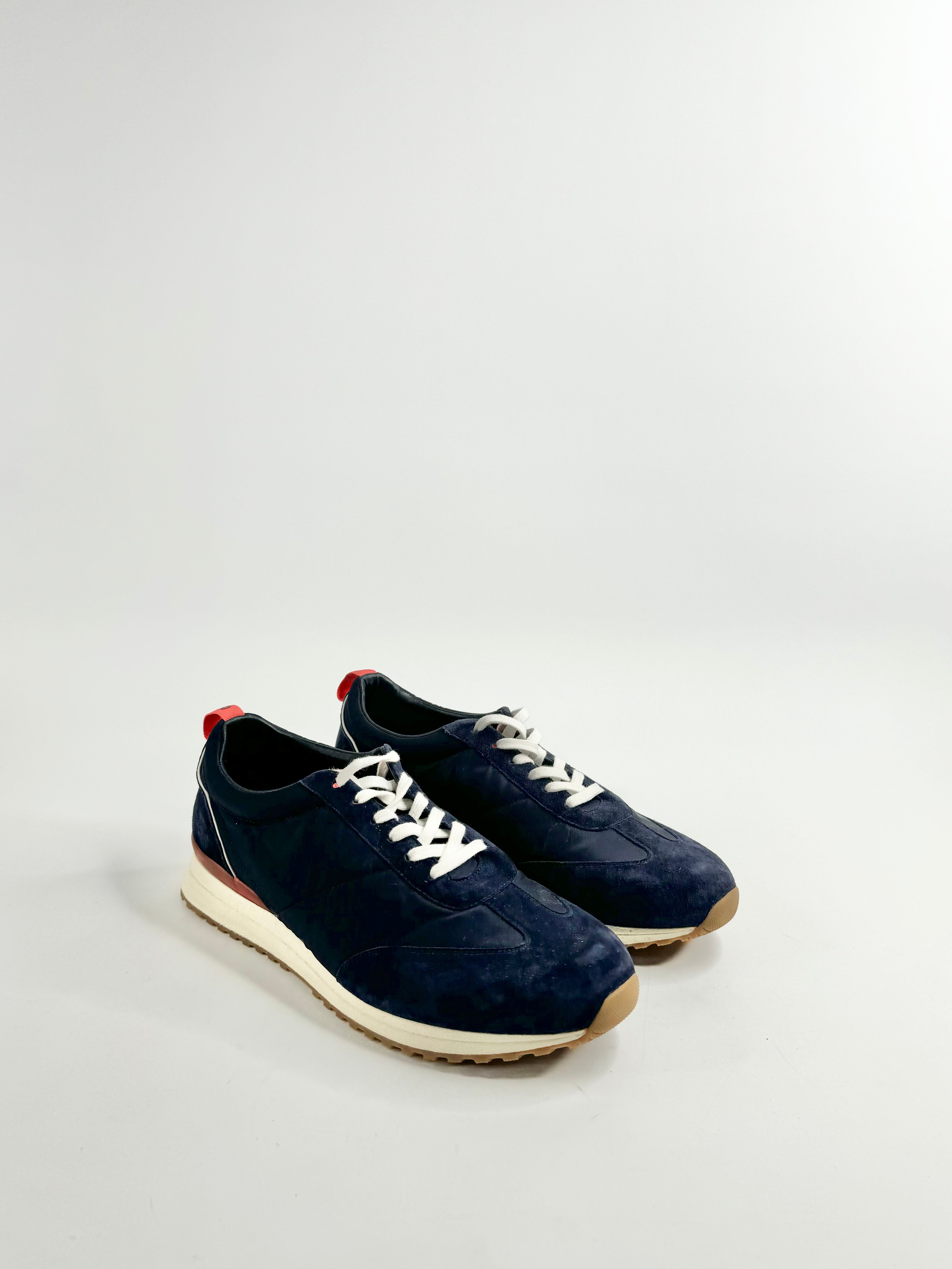 Bared 'Saker' Navy Mix Suede Sneakers - EU42