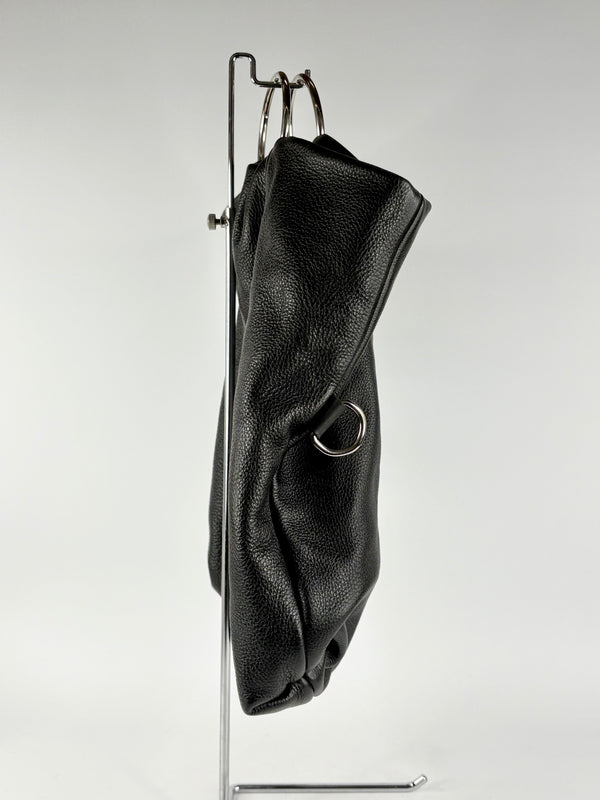 Company of Strangers Black Grained Leather Handbag