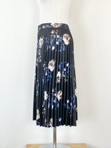 FWSS 'Heidi' Hisdal Flower Print Pleated Skirt - XS