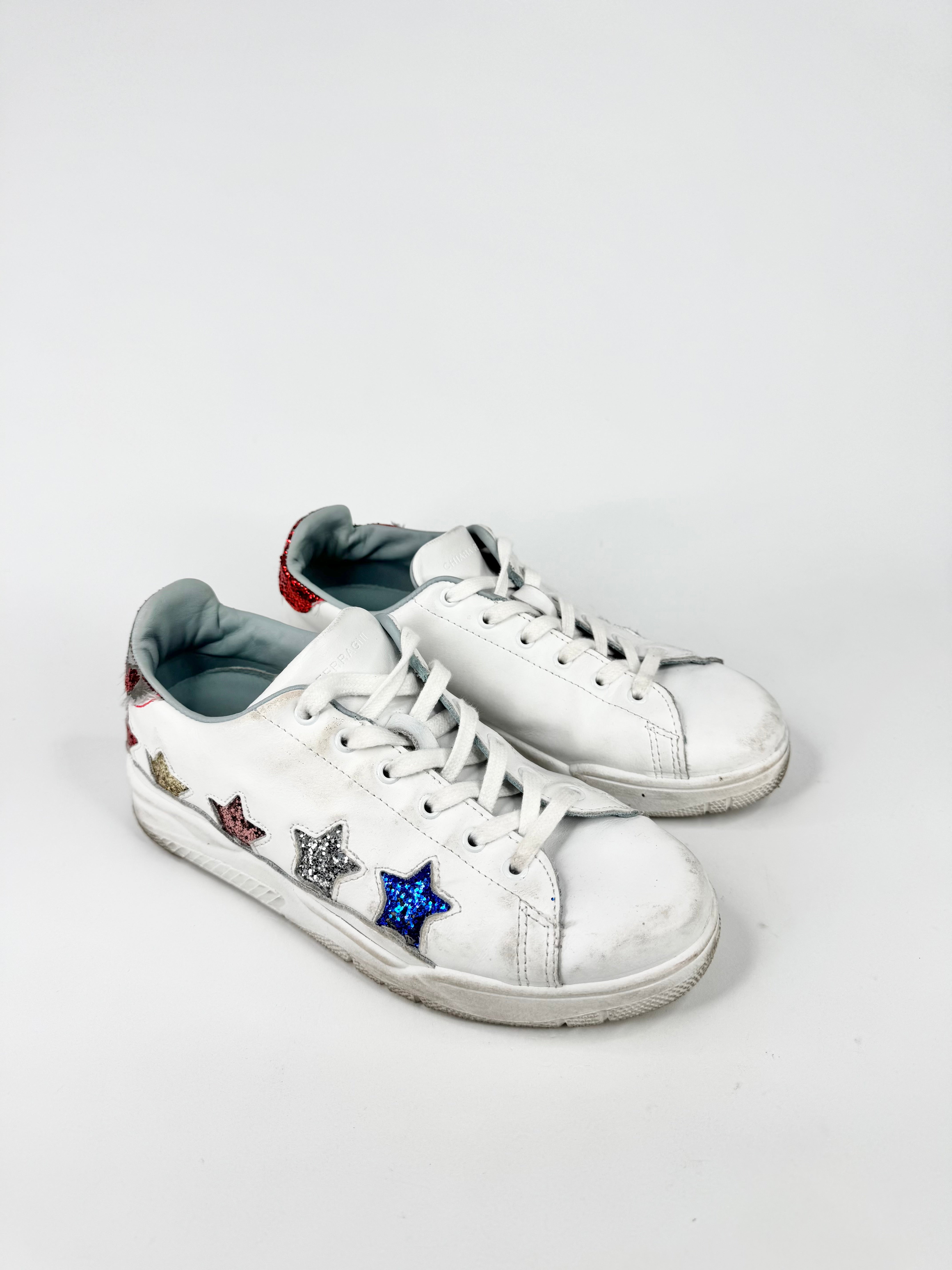 Chiara Ferragni Sequin Star Runners - EU39