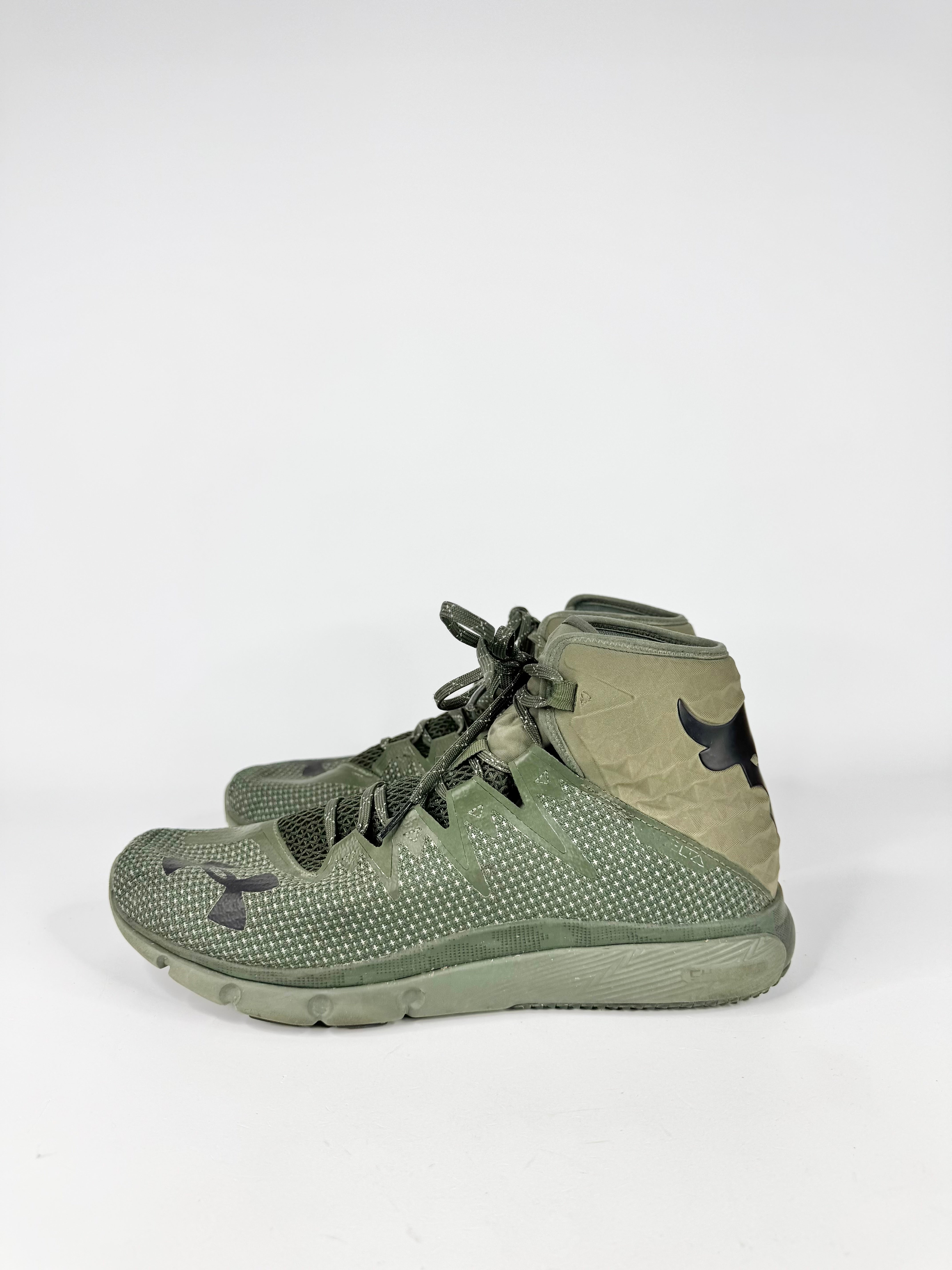 Under Armour 'Project Rock Delta' Khaki High Top Sneakers - EU46