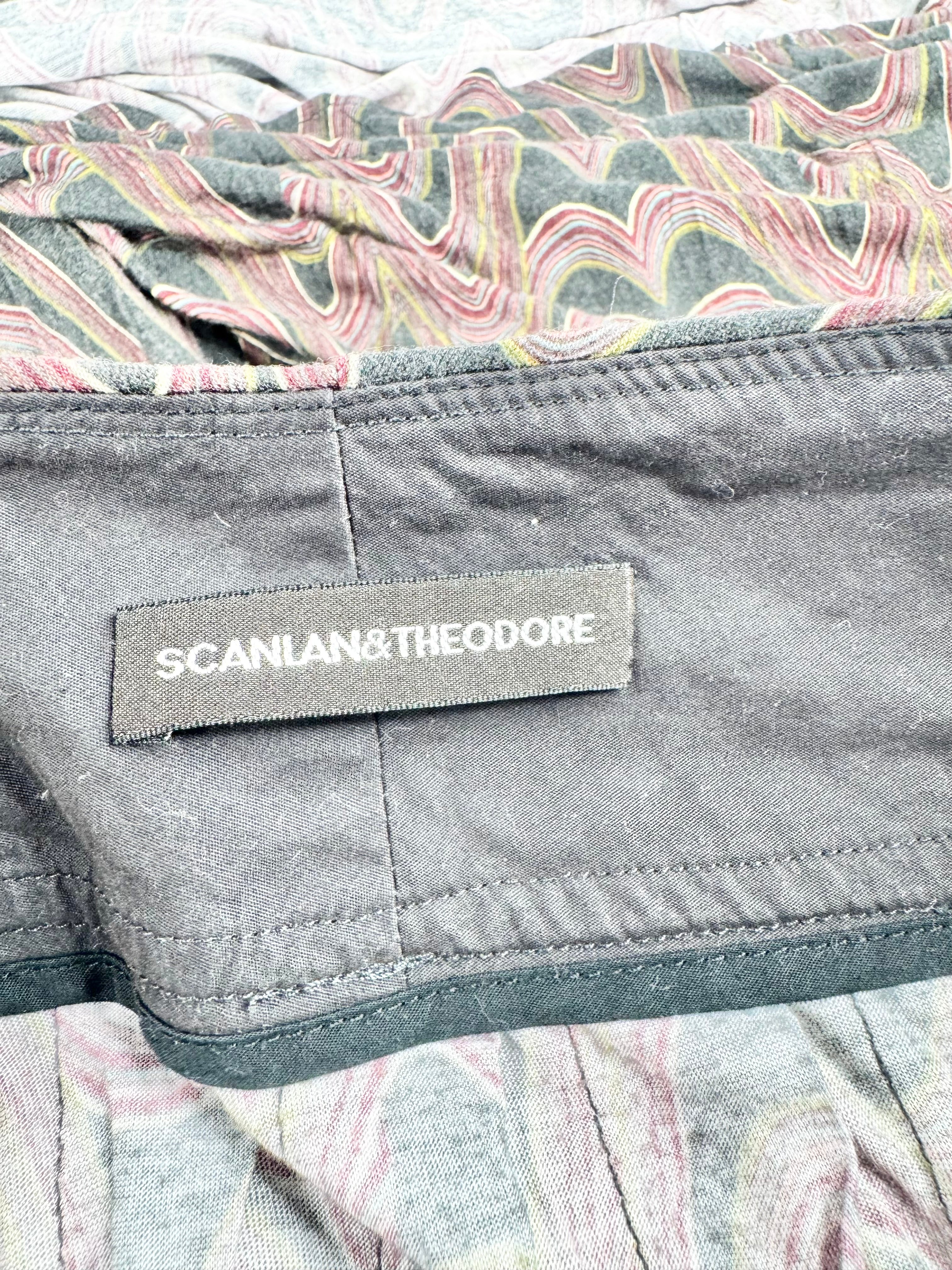 Scanlan Theodore Black Patterned Skirt - AU10