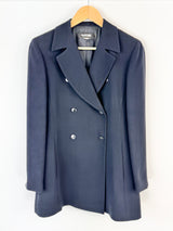 Emanuel Ungaro Midnight Blue Flared Blazer - AU10