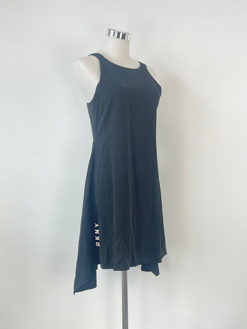 DKNY Black Strappy Mini Dress - AU8