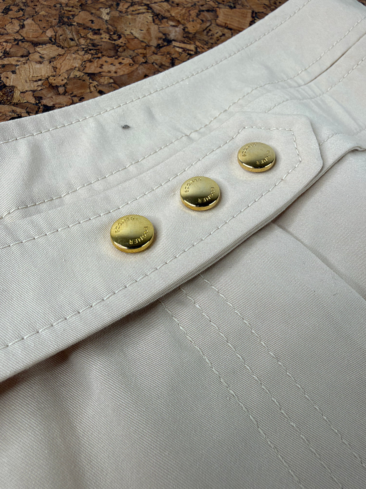 Bogner Beige Pencil Skirt - AU18/20