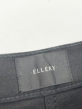 Ellery Black Denim High-Rise Flared Jeans - 28