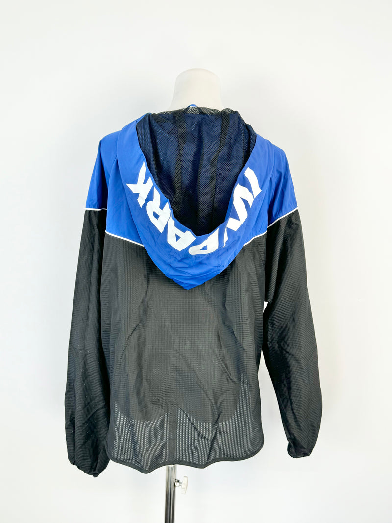 Ivy Park Blue & Black Contrast Windbreaker - AU6