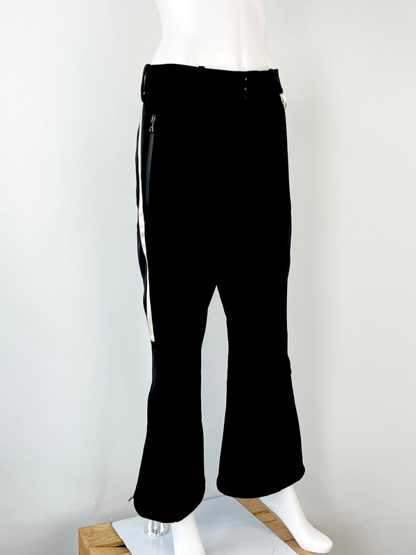 Neil Barrett Black Hem Zip Skinny Fit Pants - W32