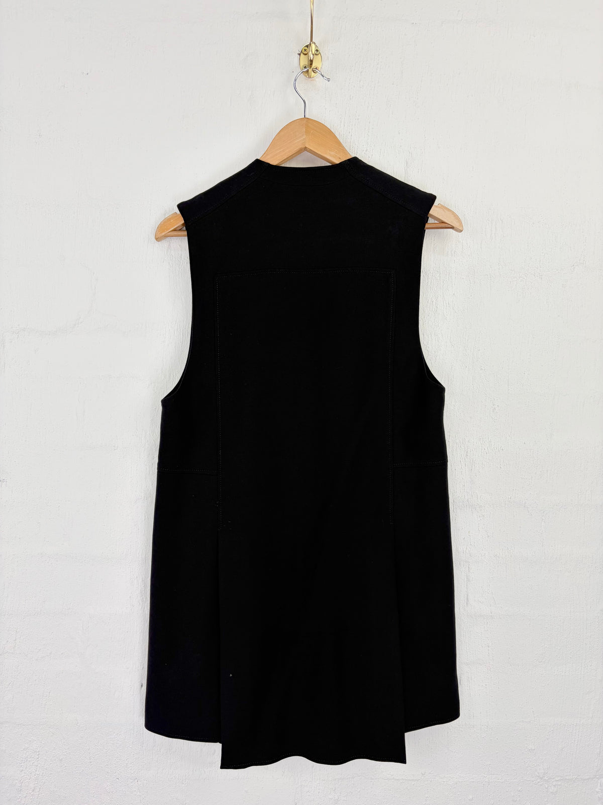 Helmut Lang Black Avant Garde Waistcoat - S