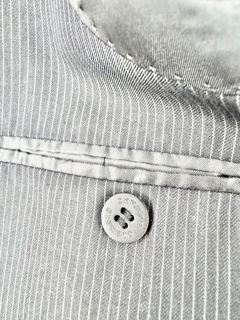 Giorgio Armani Blue Pinstriped Suit - 46 & 30