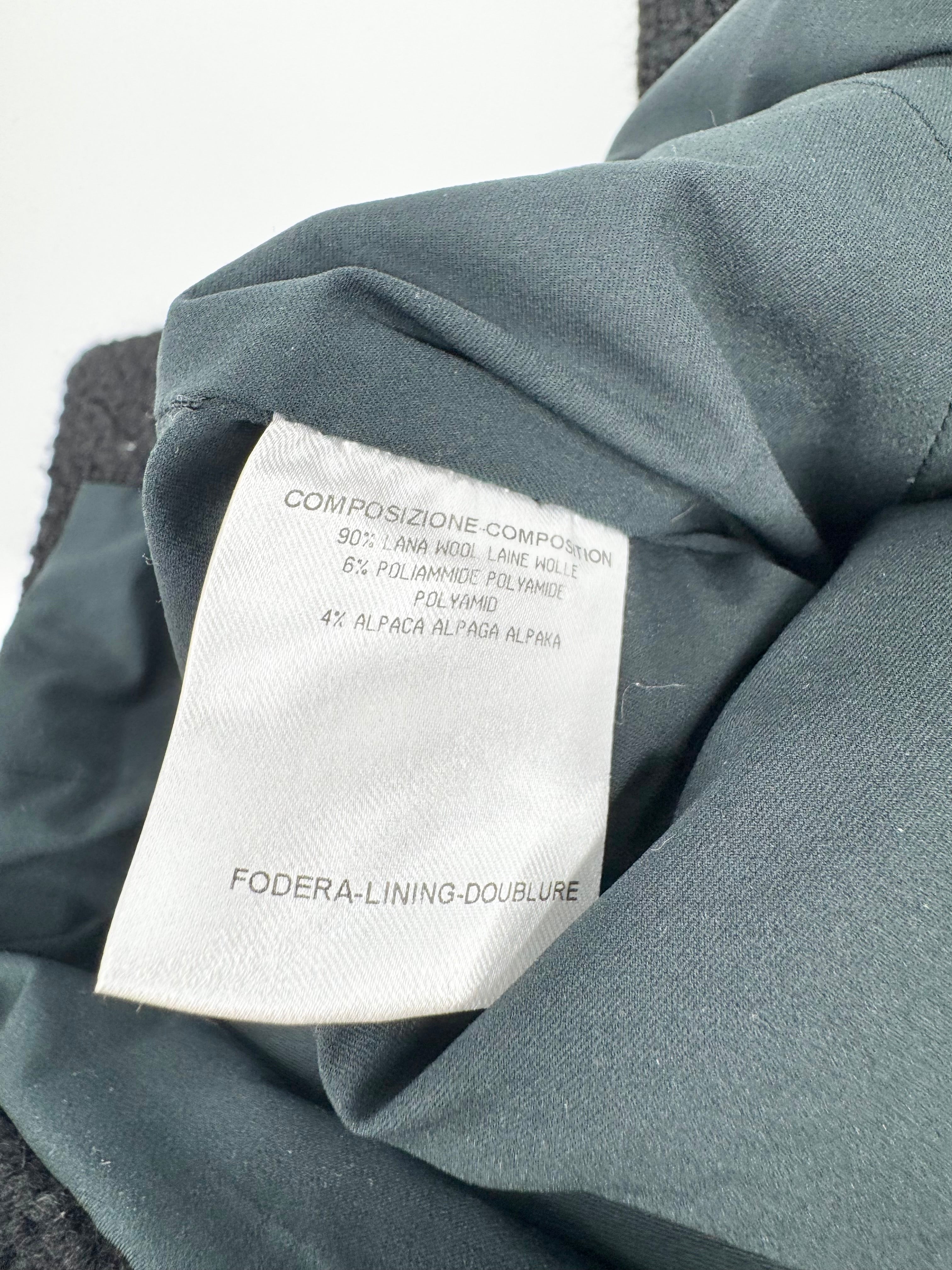 Balenciaga Black Wool & Alpaca Blend Pencil Skirt - AU8