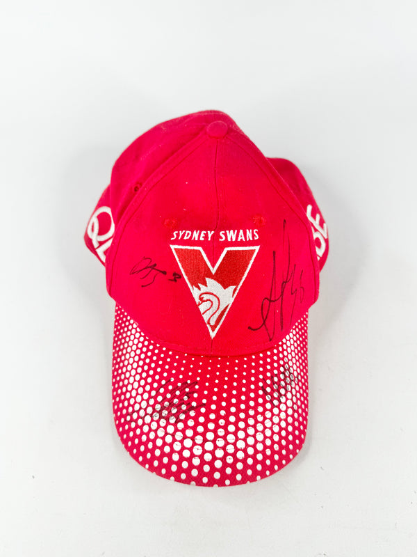 Sydney Swans Red Autographed Cap