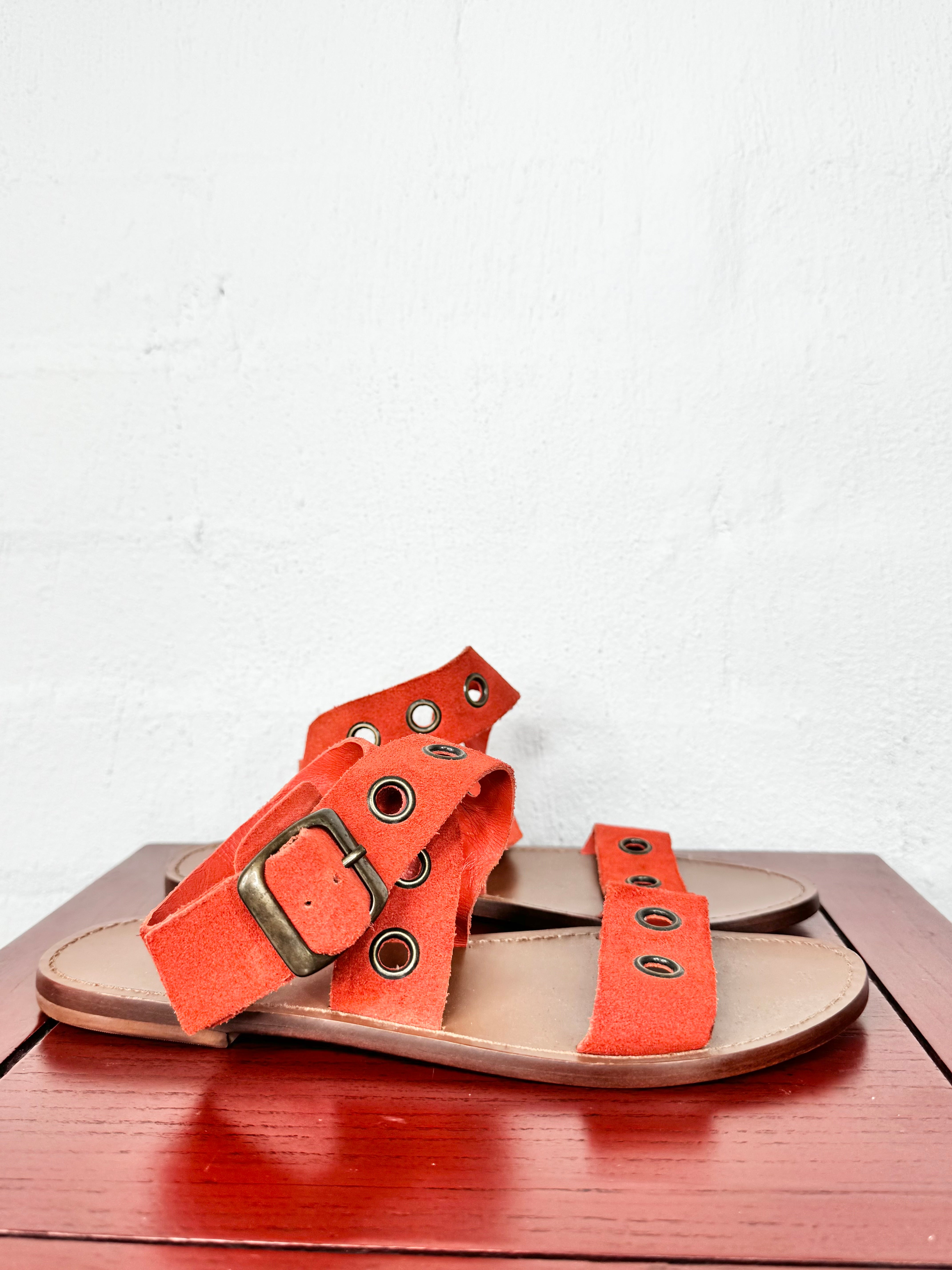 Zimmermann Dark Coral Sandals - EU37