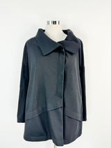 Marithé + François Girbaud Black Wool Buttoned Cardigan - AU10