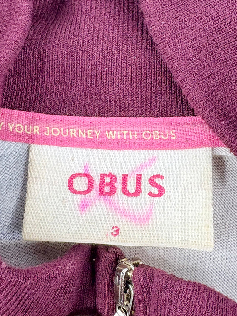Obus Tan & Blue Rose Pattern Stretchy Jumpsuit - AU12