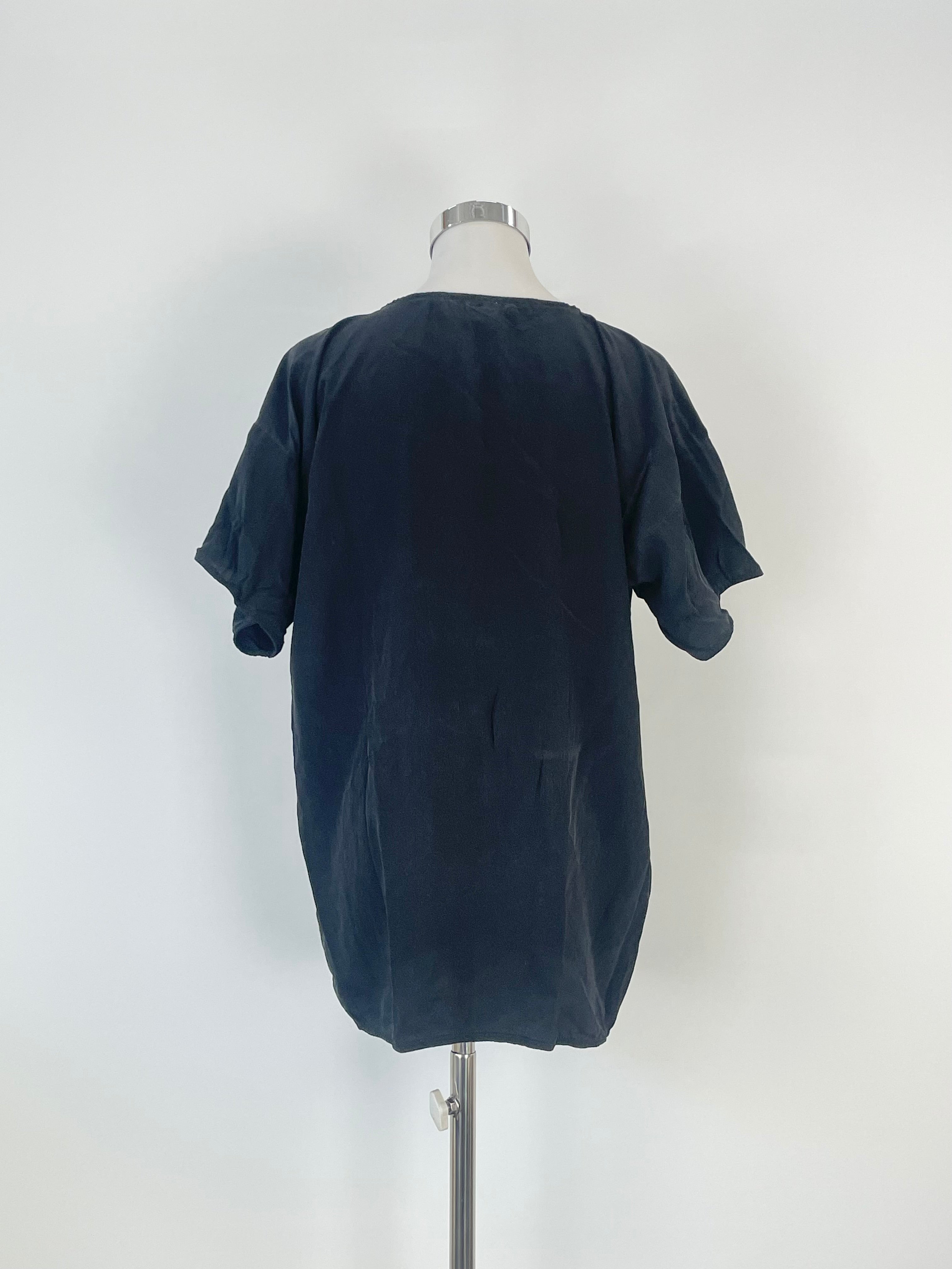 Zimmermann Black Silk Relaxed Fit Top - AU8
