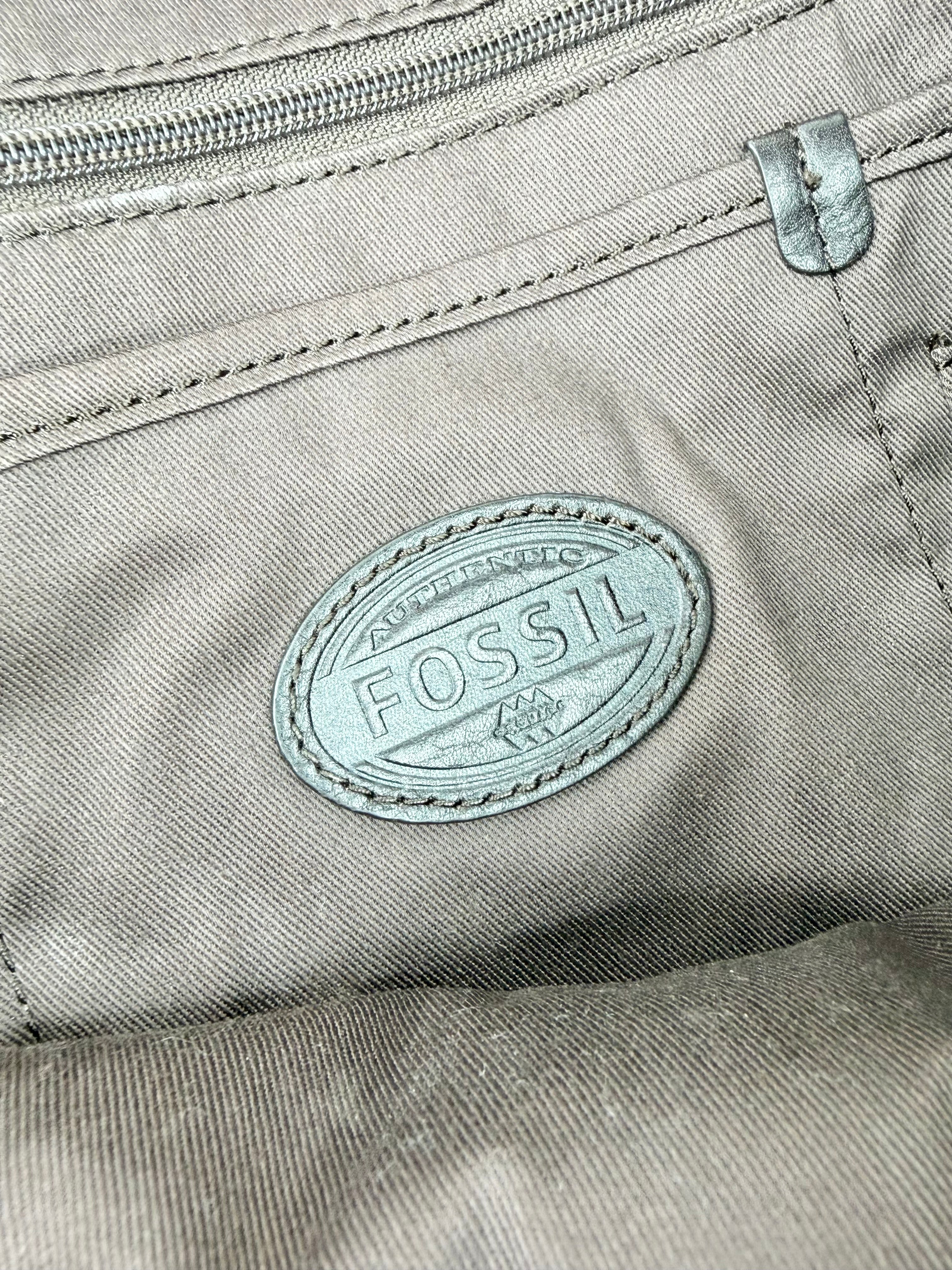 Fossil Chocolate Leather Satchel