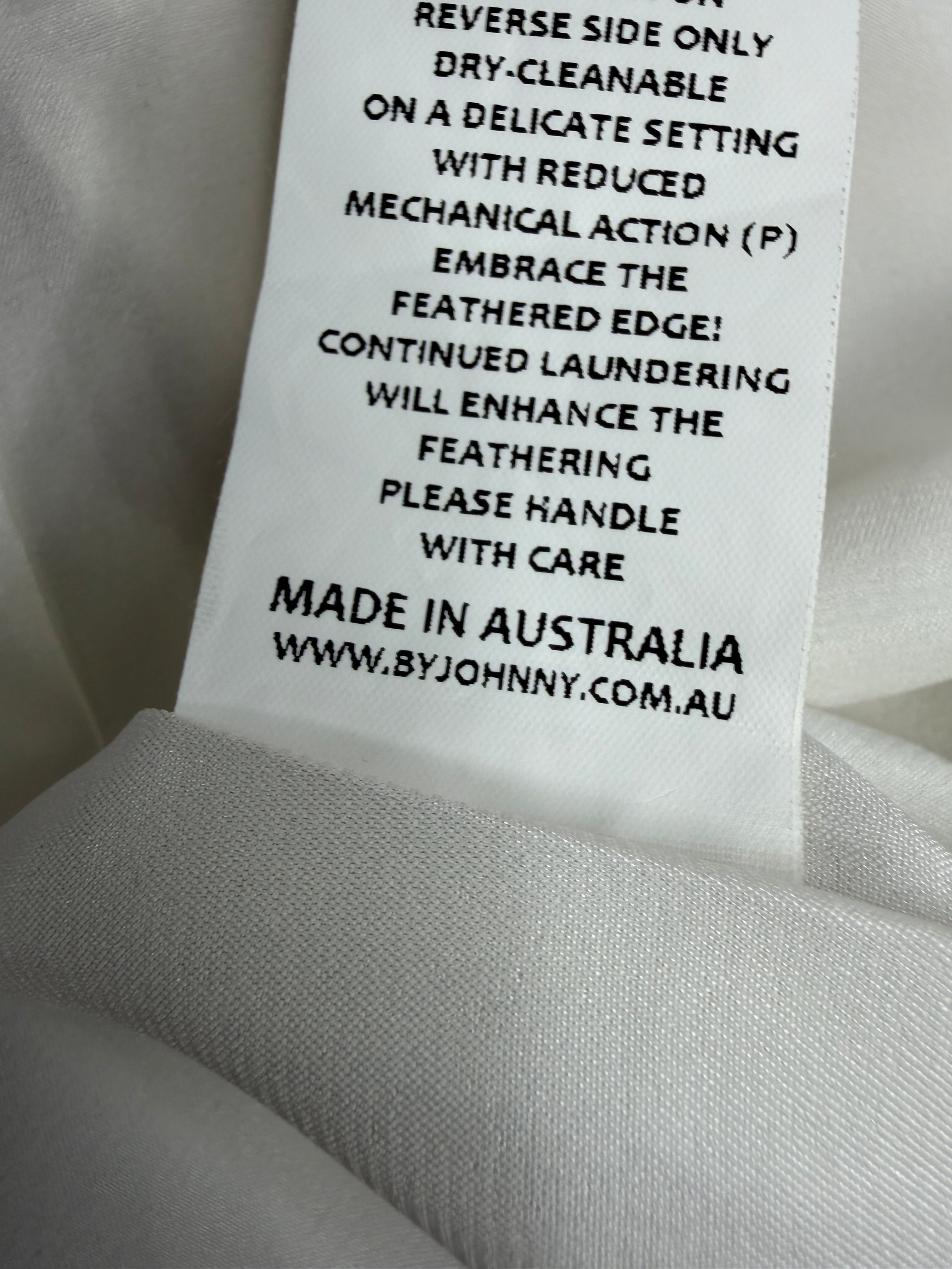 By Johnny Peach Dot Patterned Frill Hem Dress - AU14