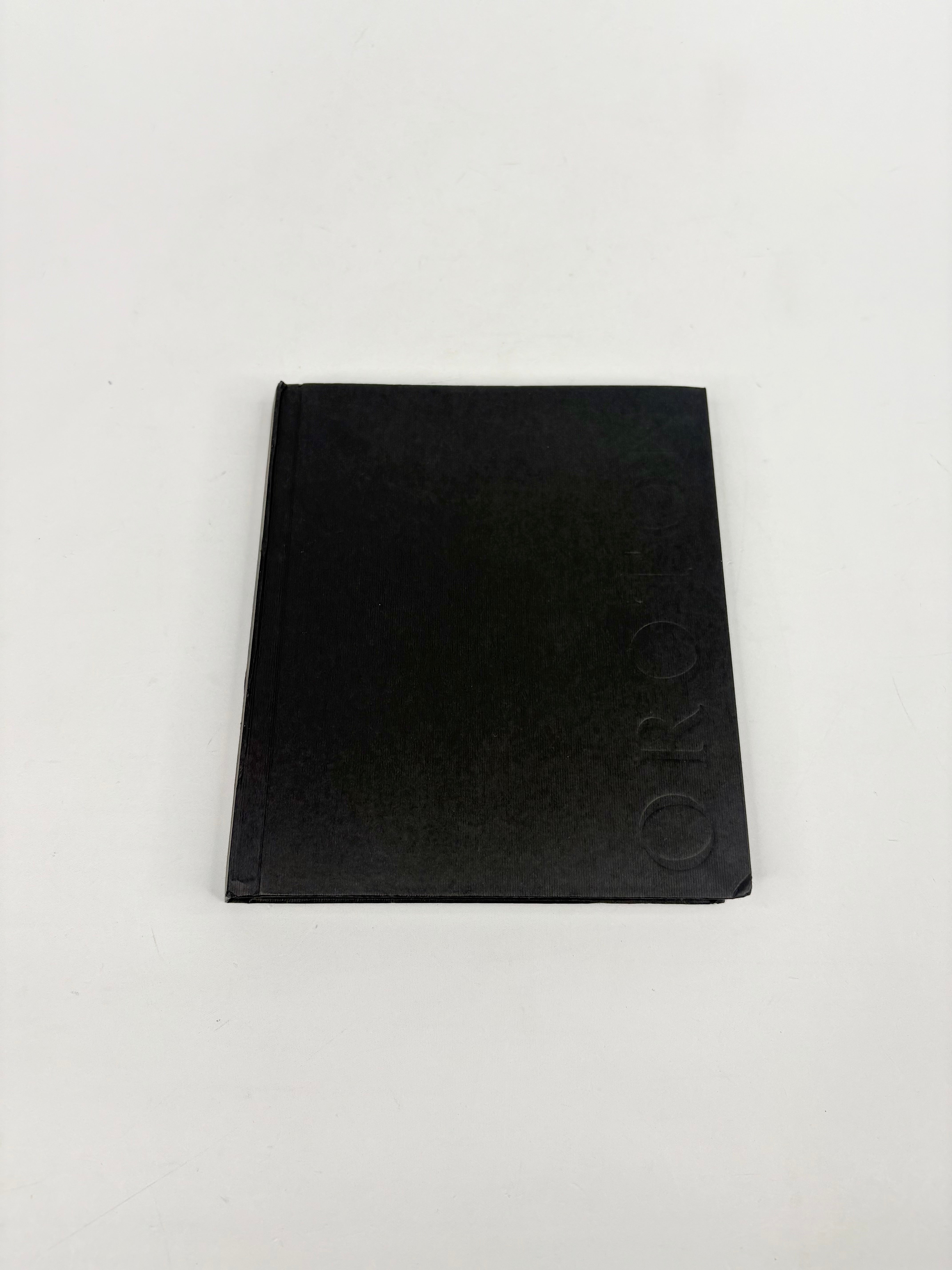 Oroton Black Hardcover Notebook