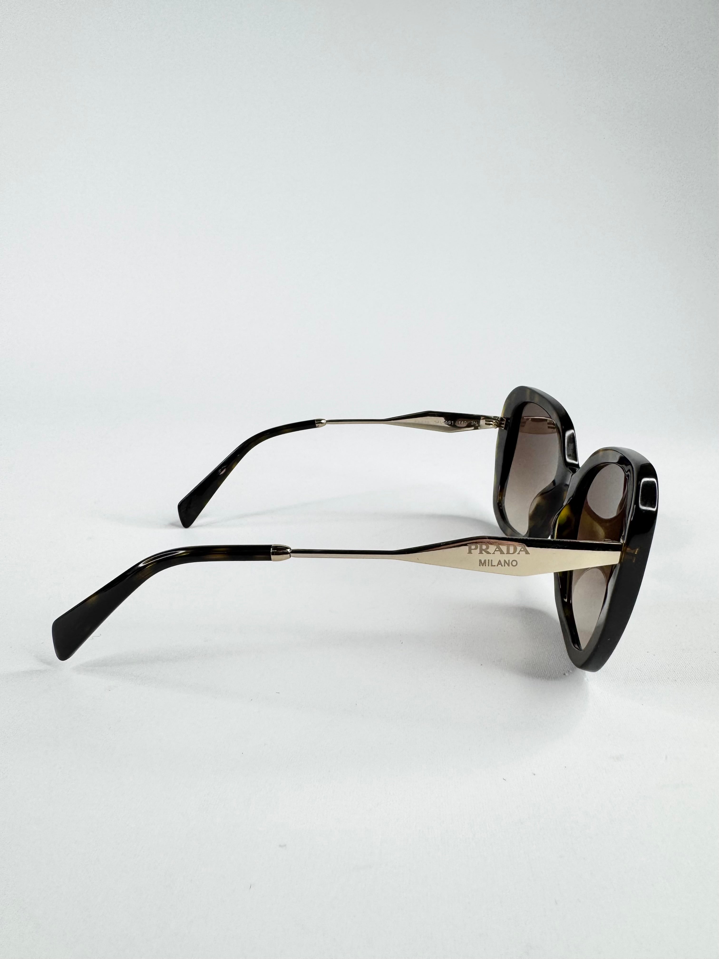 Prada Tortoiseshell Square Sunglasses