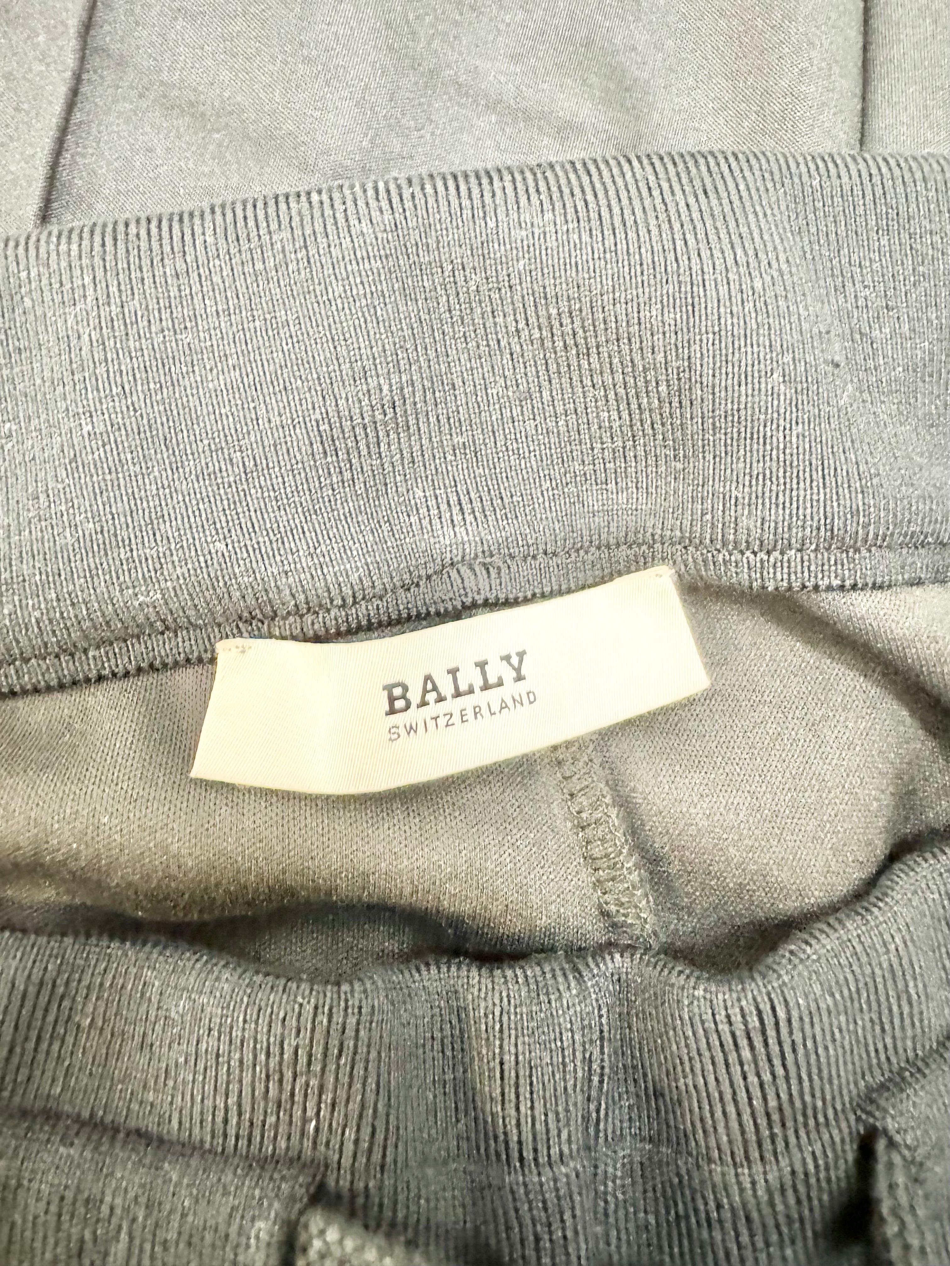 Bally Black Logo Trim Slacks - AU12