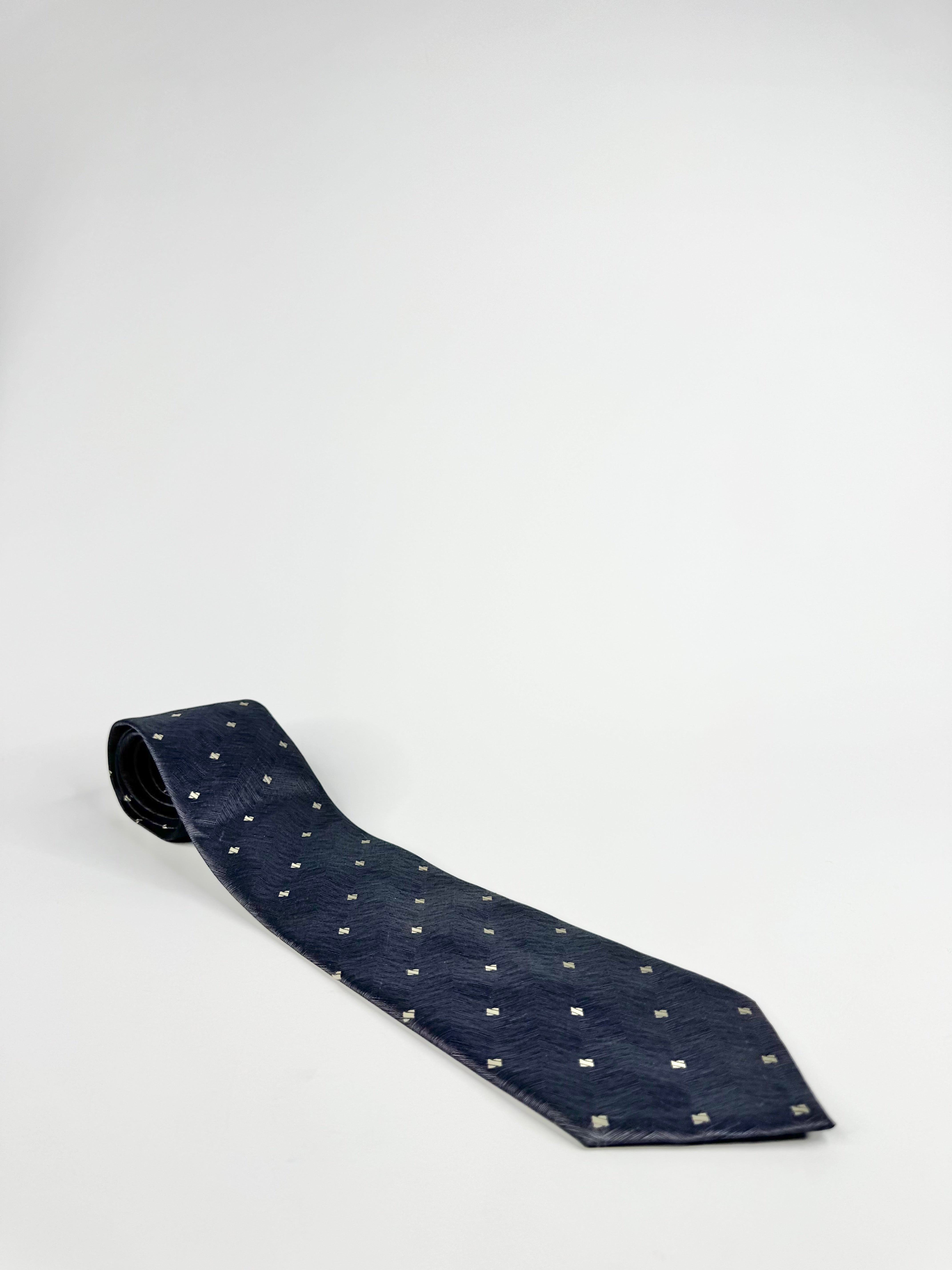 Gucci Blue Handmade Silk Tie