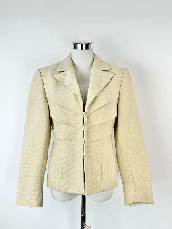 Vintage George Cross Ivory Blazer - AU10