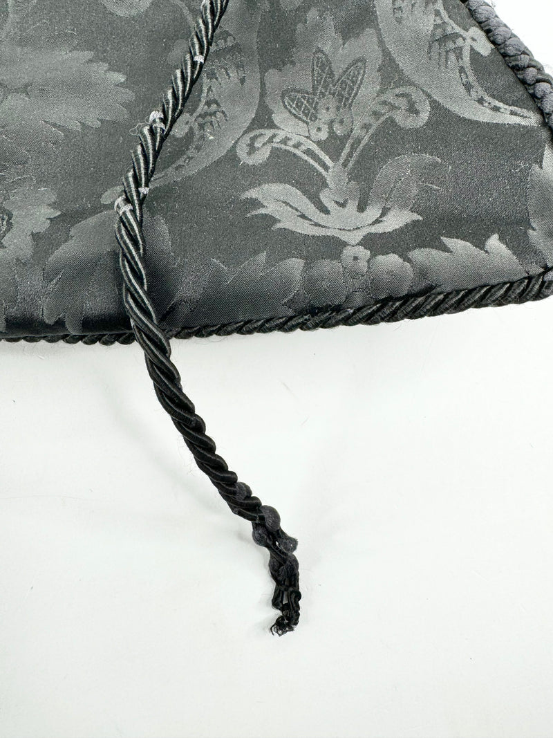 Vintage 1997 Dolce & Gabbana Black Brocade Handbag