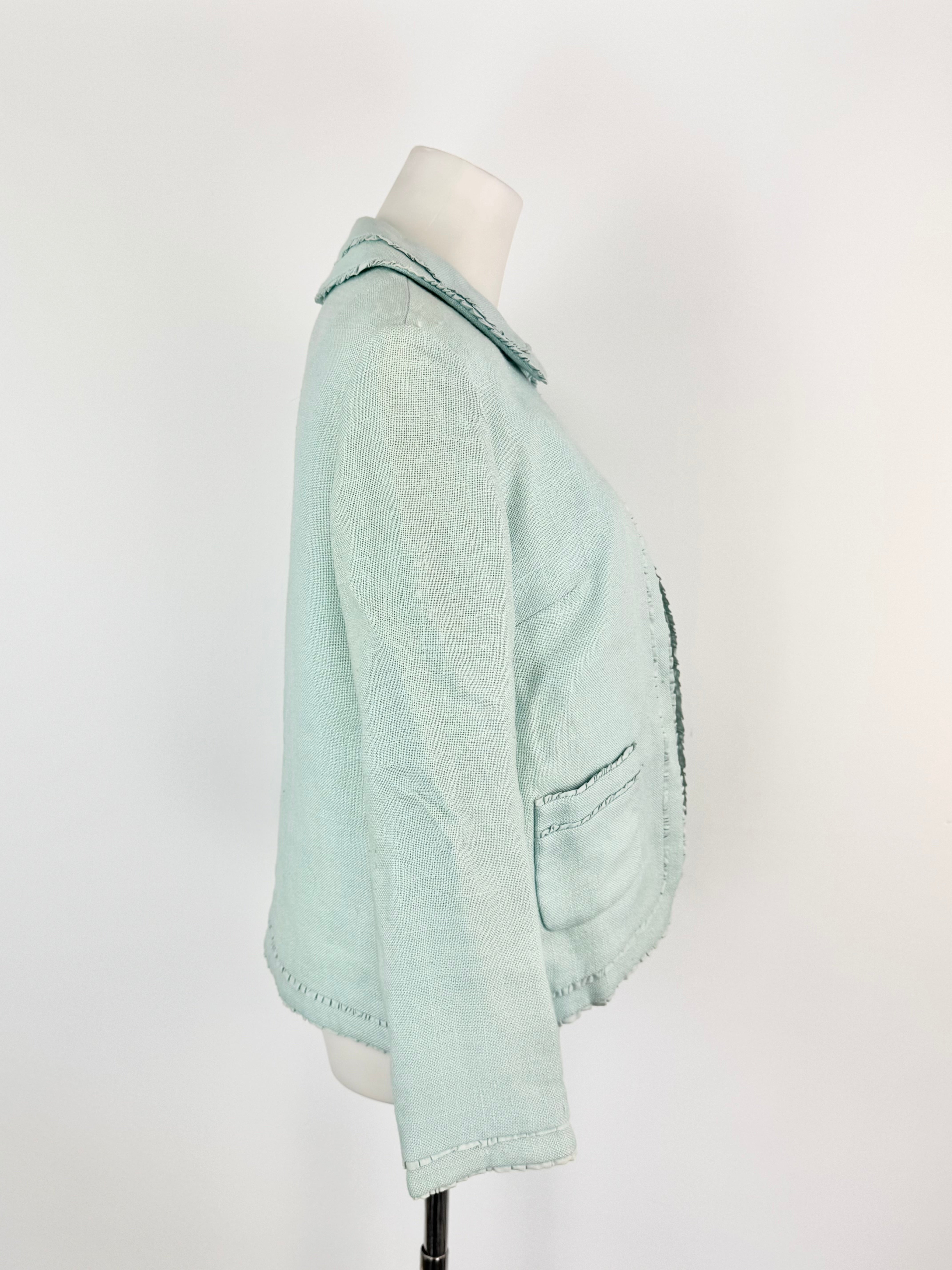 Vintage Tullo Aqua Woven Jacket - AU10