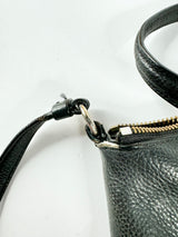 Coach Black Grained Leather Bag