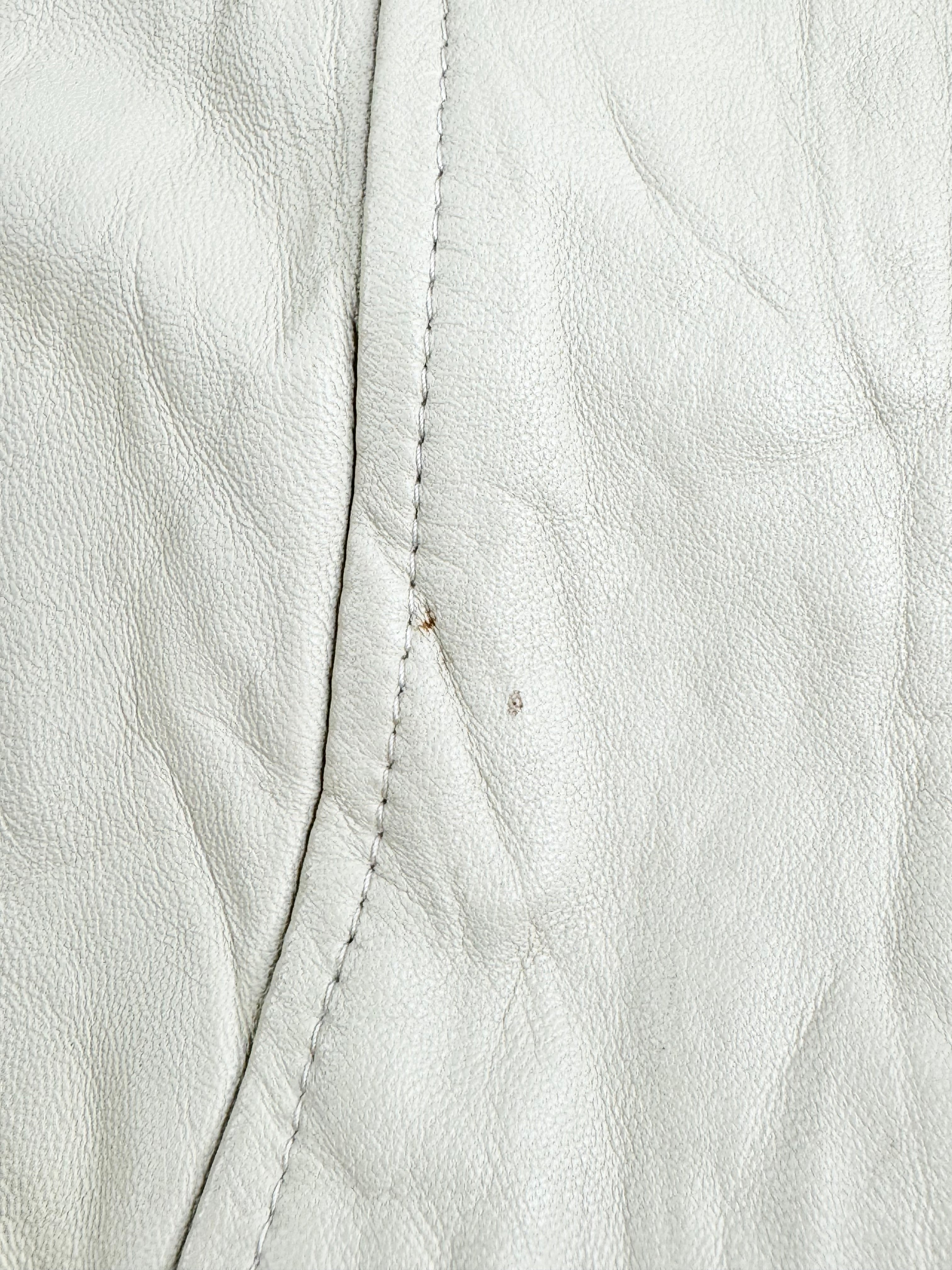 Husk Bisque Leather Jacket - AU6/8