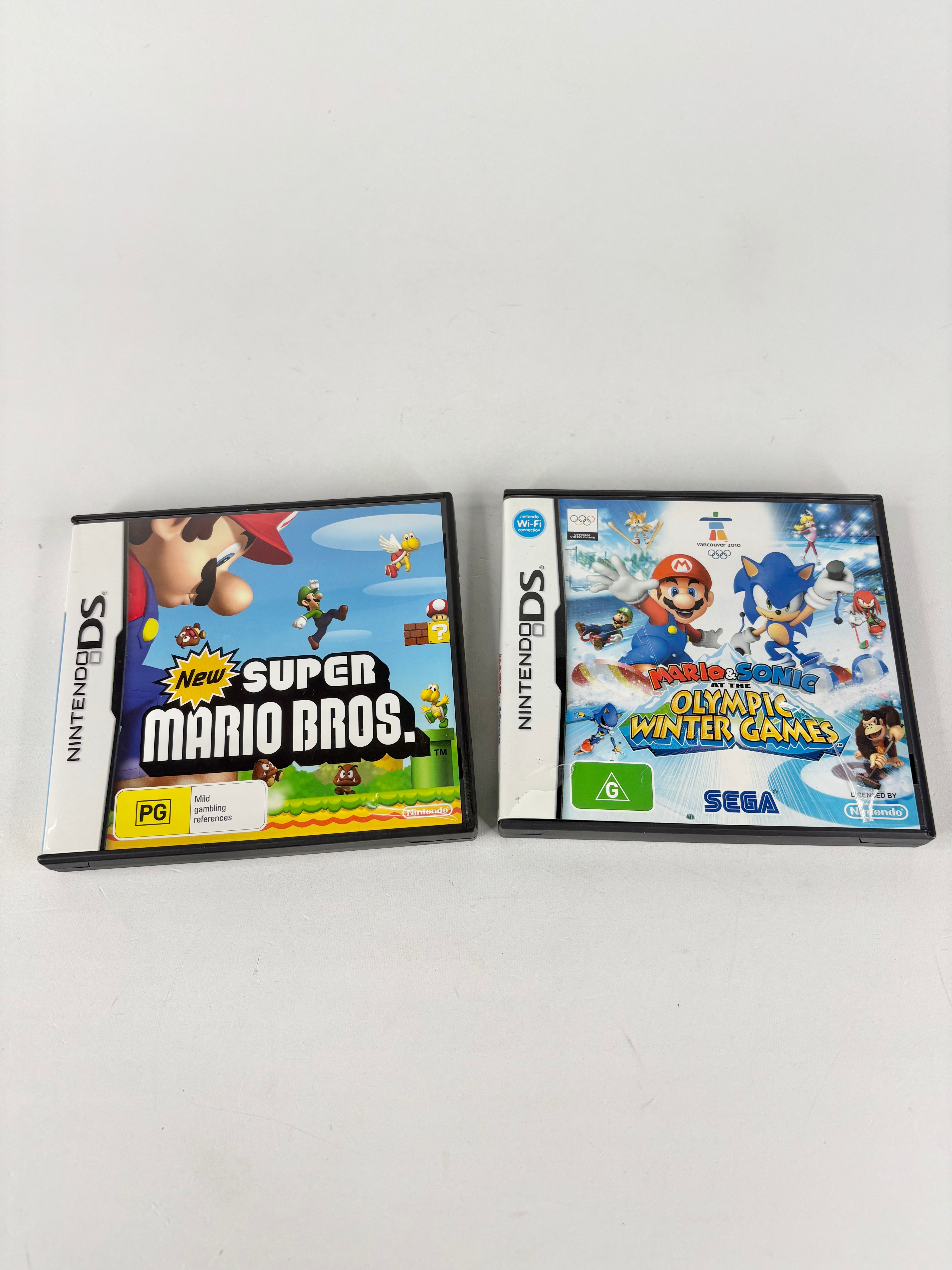 Pair of Nintendo DS Mario Games